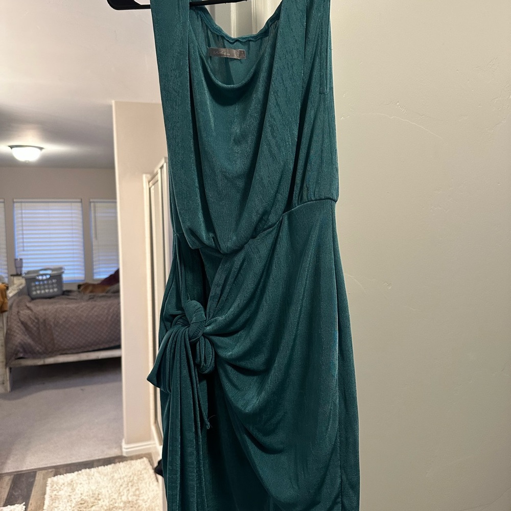 Elegant Teal Dress